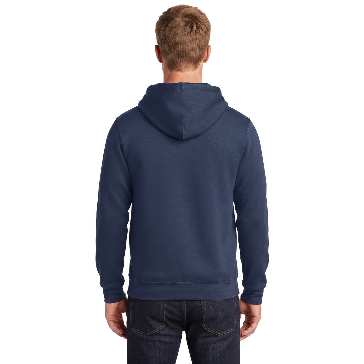 Sudadera Jerzees Con Capucha Caballero Q7000 Azul marino