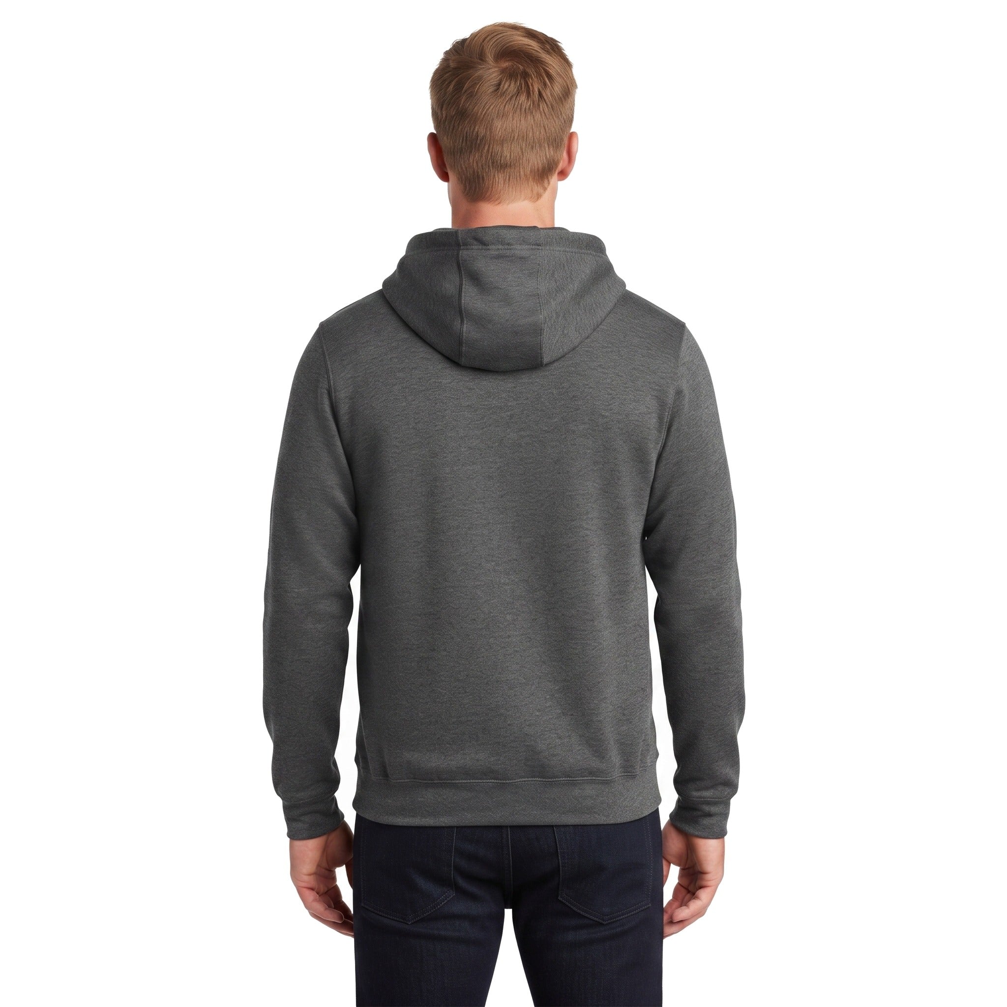 Sudadera Jerzees Con Capucha Caballero Q7000 Gris oscuro