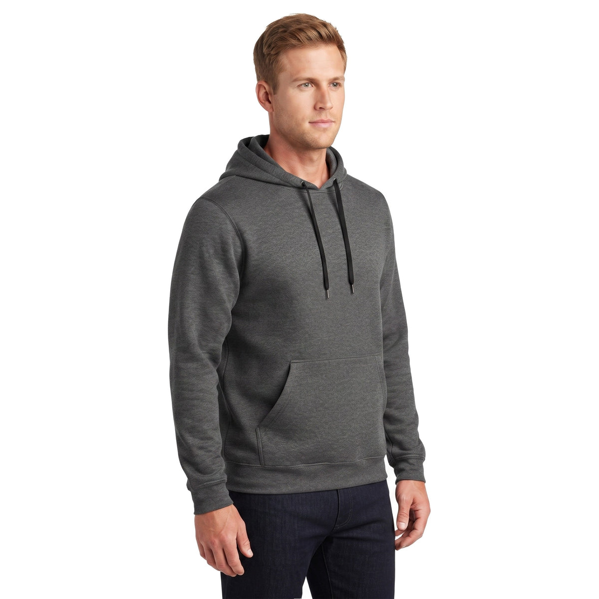Sudadera Jerzees Con Capucha Caballero Q7000 Gris oscuro