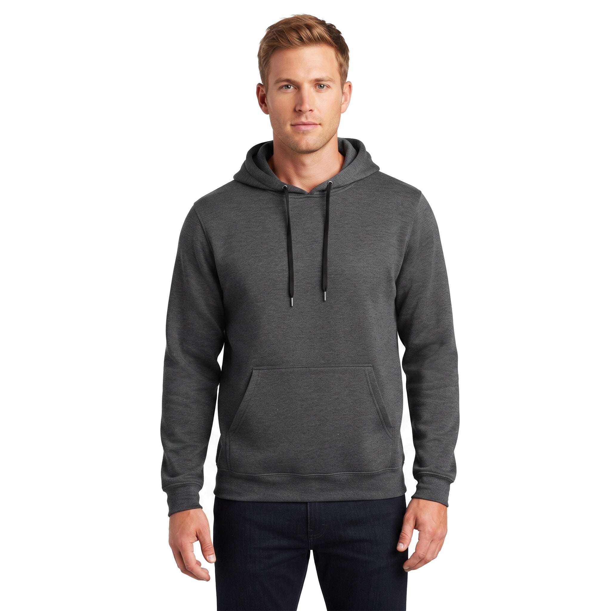 Sudadera Jerzees Con Capucha Caballero Q7000 Gris oscuro