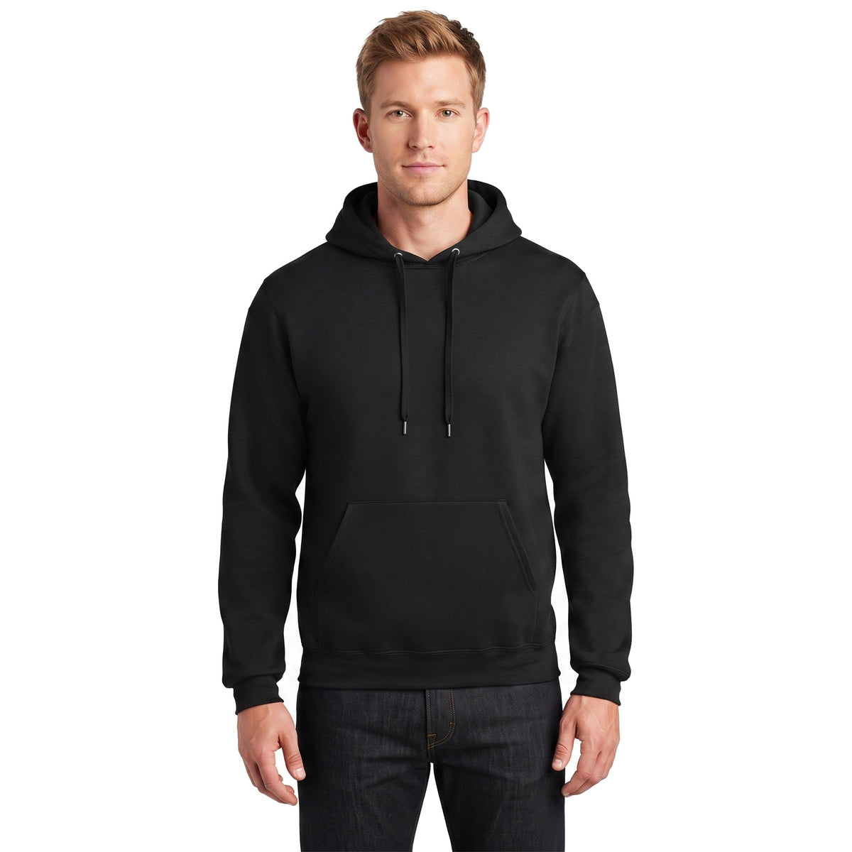 Sudadera Jerzees Con Capucha Caballero Q7000 Negro