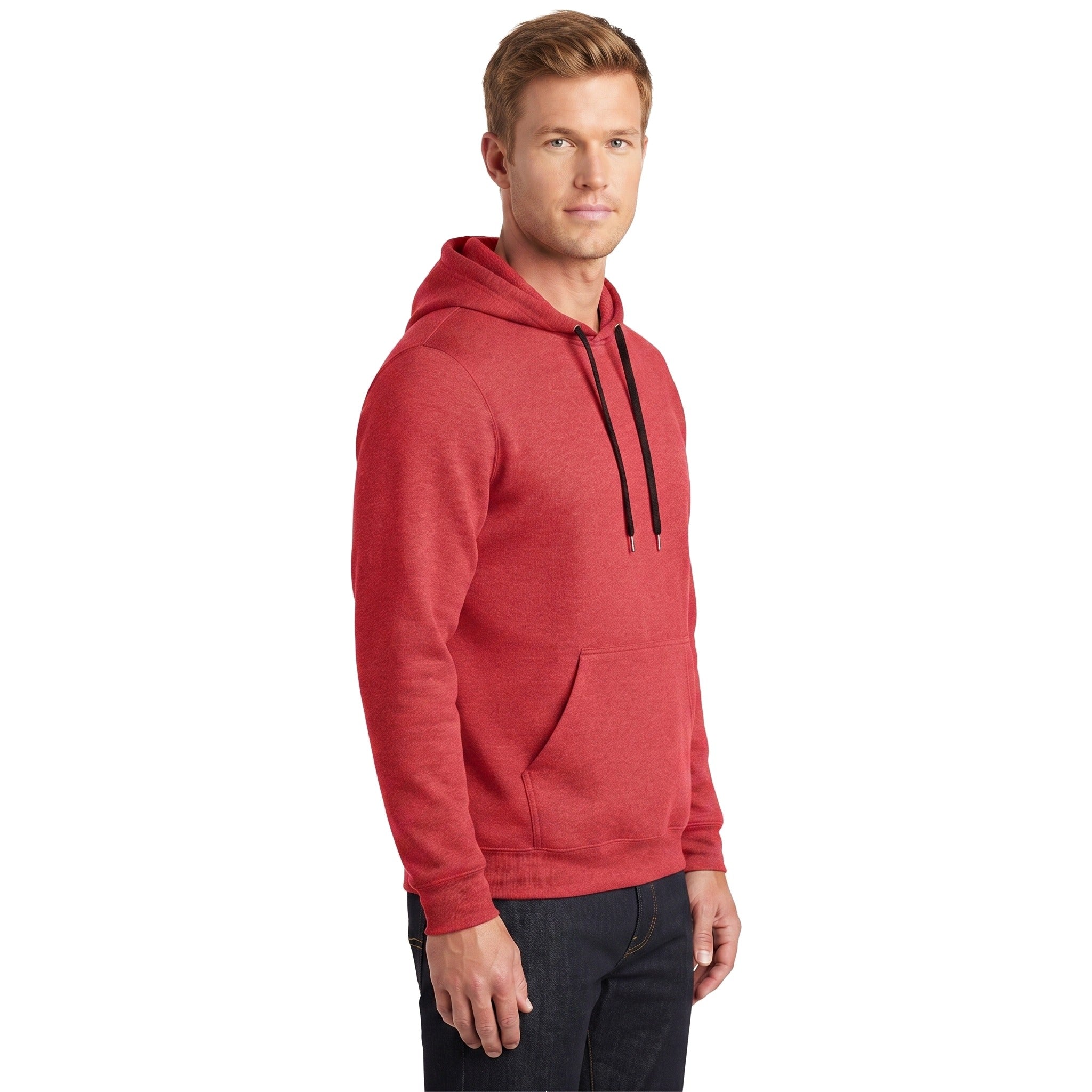 Sudadera Jerzees Con Capucha Caballero Q7000 Rojo