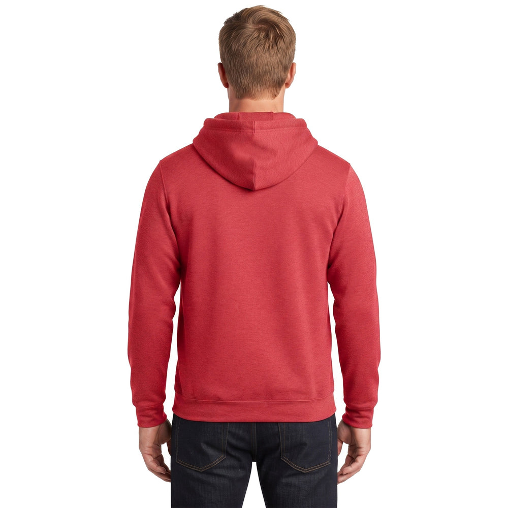 Sudadera Jerzees Con Capucha Caballero Q7000 Rojo