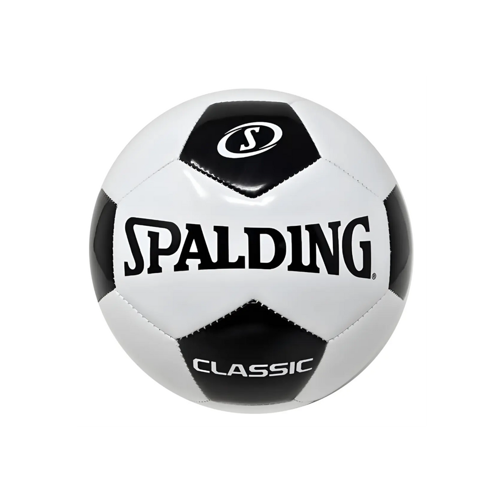 Balón de Fútbol Spalding Classic Medida 5 Color Blanco/Negro