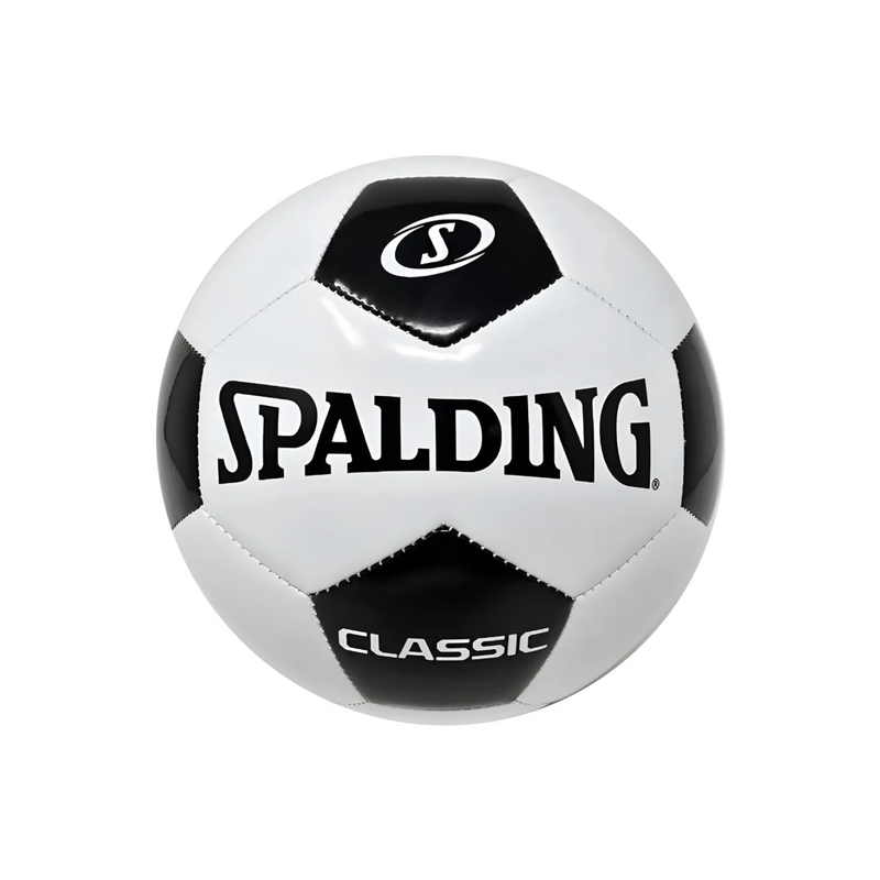 Balón de Fútbol Spalding Classic Medida 5 Color Blanco/Negro