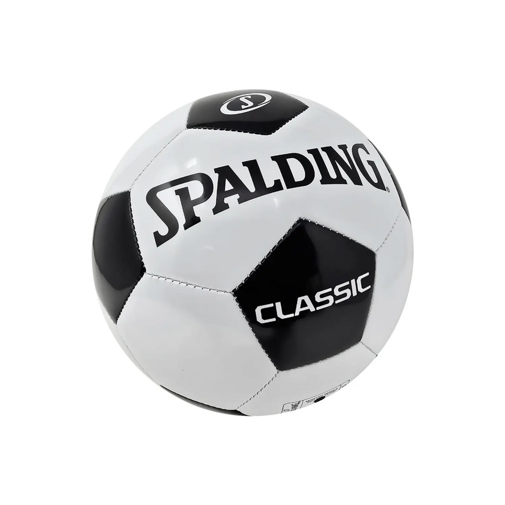 Balón de Fútbol Spalding Classic Medida 5 Color Blanco/Negro
