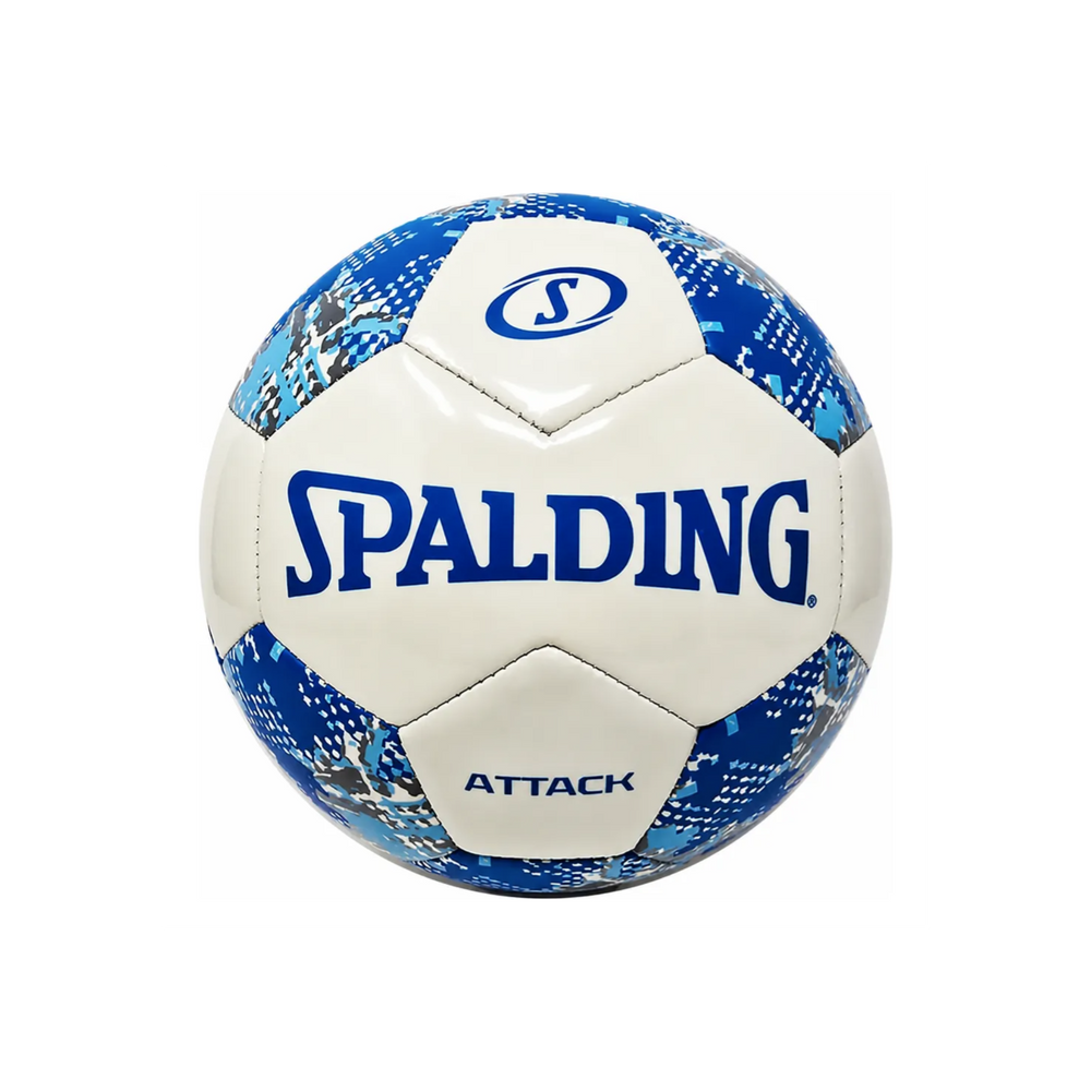 Balón de Fútbol Spalding Attack Medida 5 Color Azul/Blanco