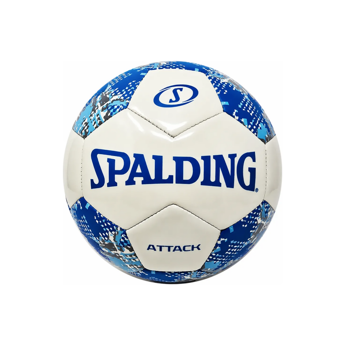 Balón de Fútbol Spalding Attack Medida 5 Color Azul/Blanco