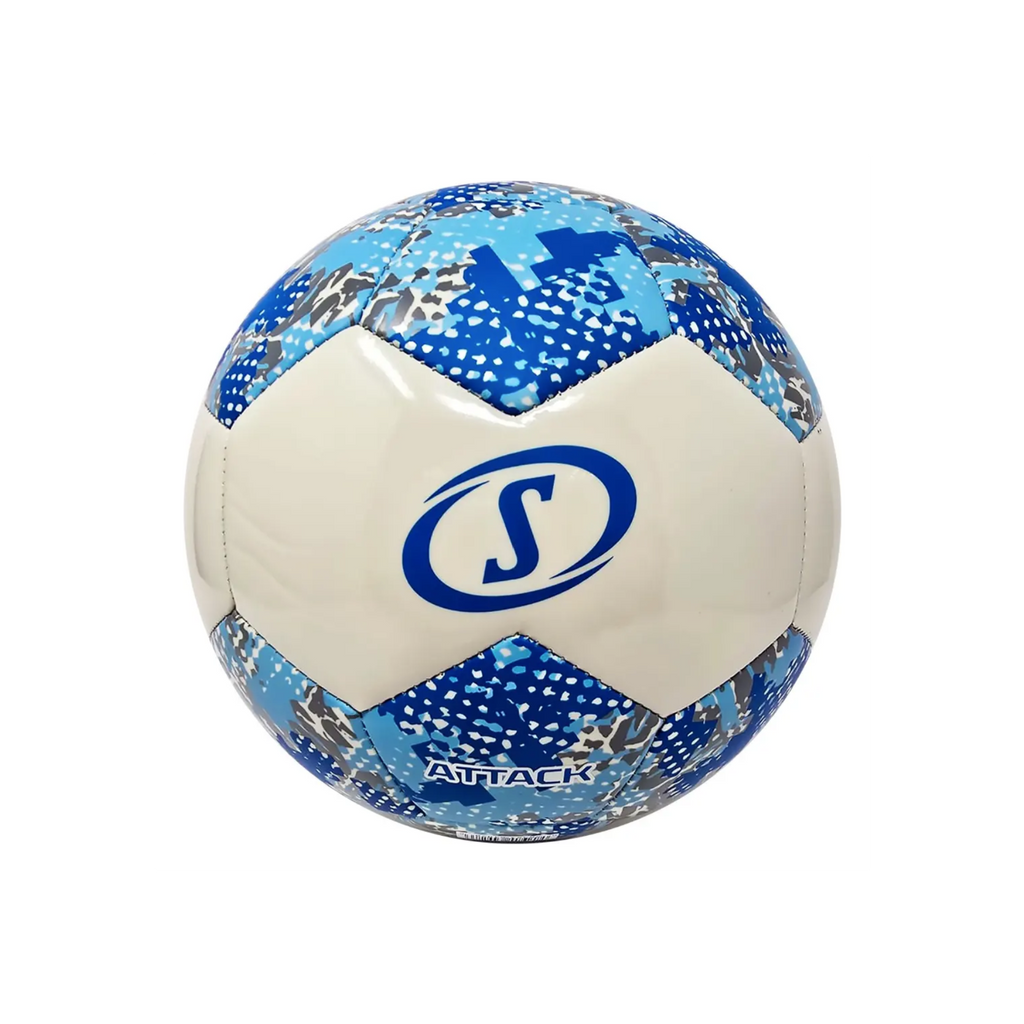Balón de Fútbol Spalding Attack Medida 5 Color Azul/Blanco