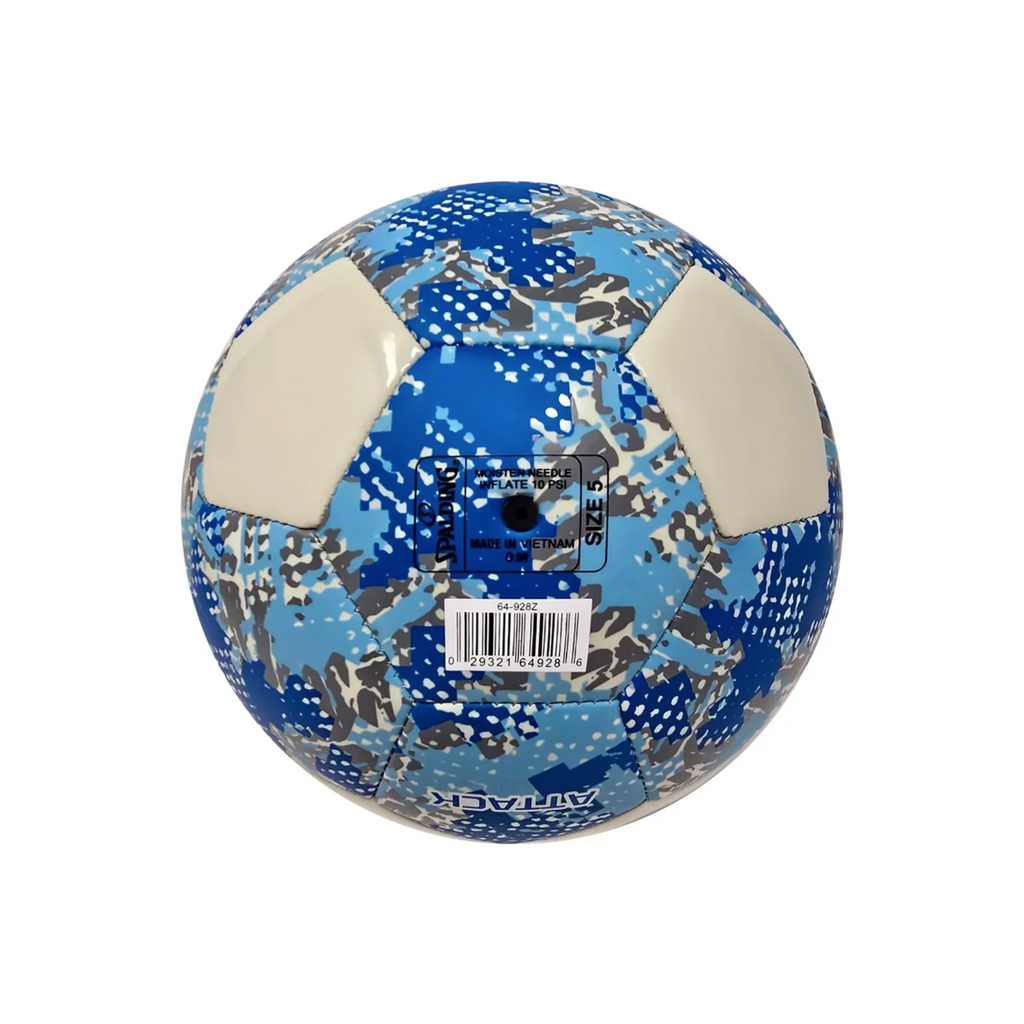 Balón de Fútbol Spalding Attack Medida 5 Color Azul/Blanco