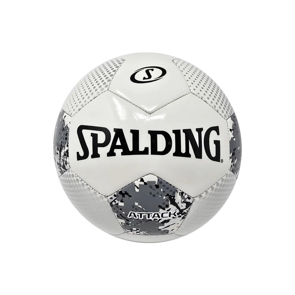 Balón de Fútbol Spalding Attack Medida 5 Color Blanco/Gris
