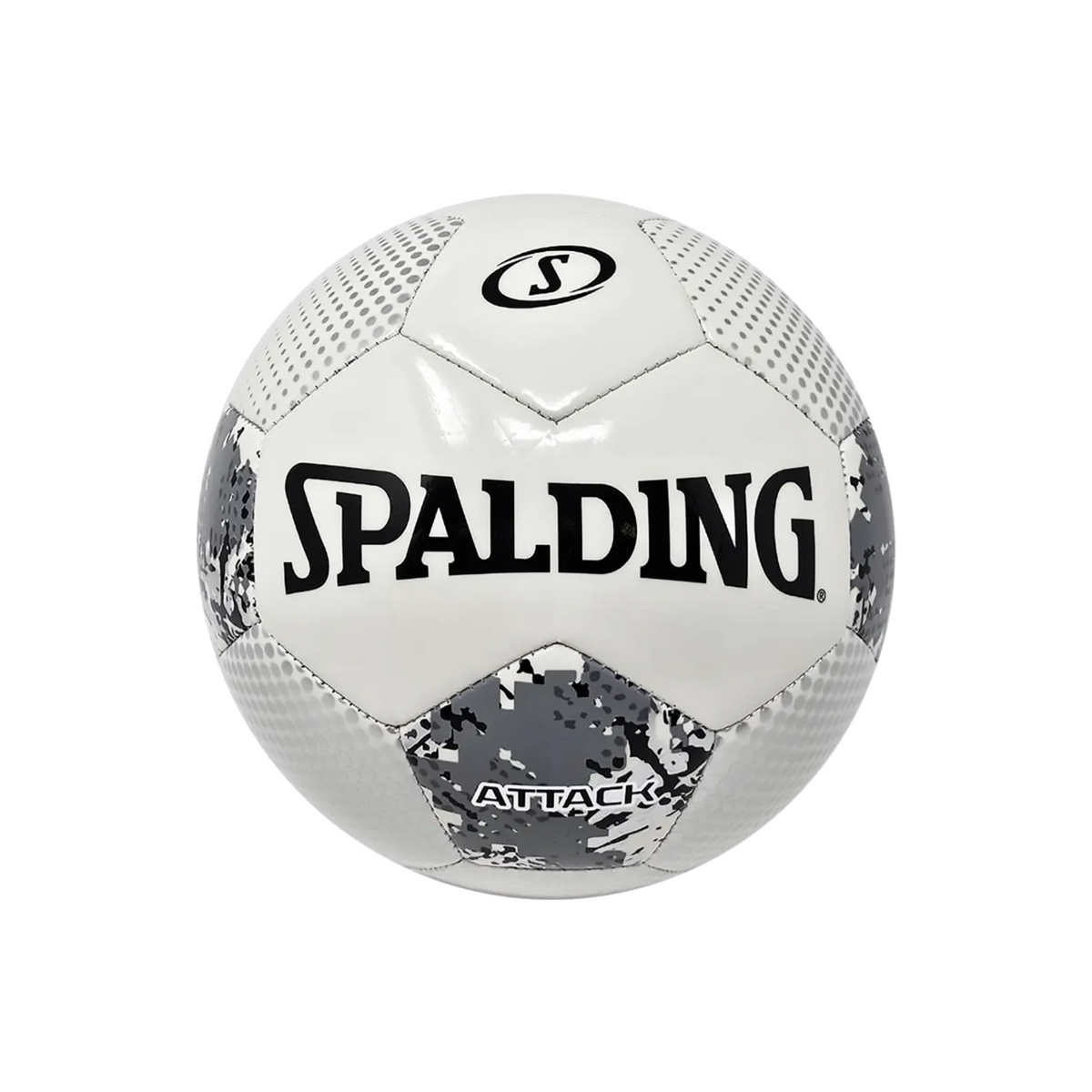 Balón de Fútbol Spalding Attack Medida 5 Color Blanco/Gris