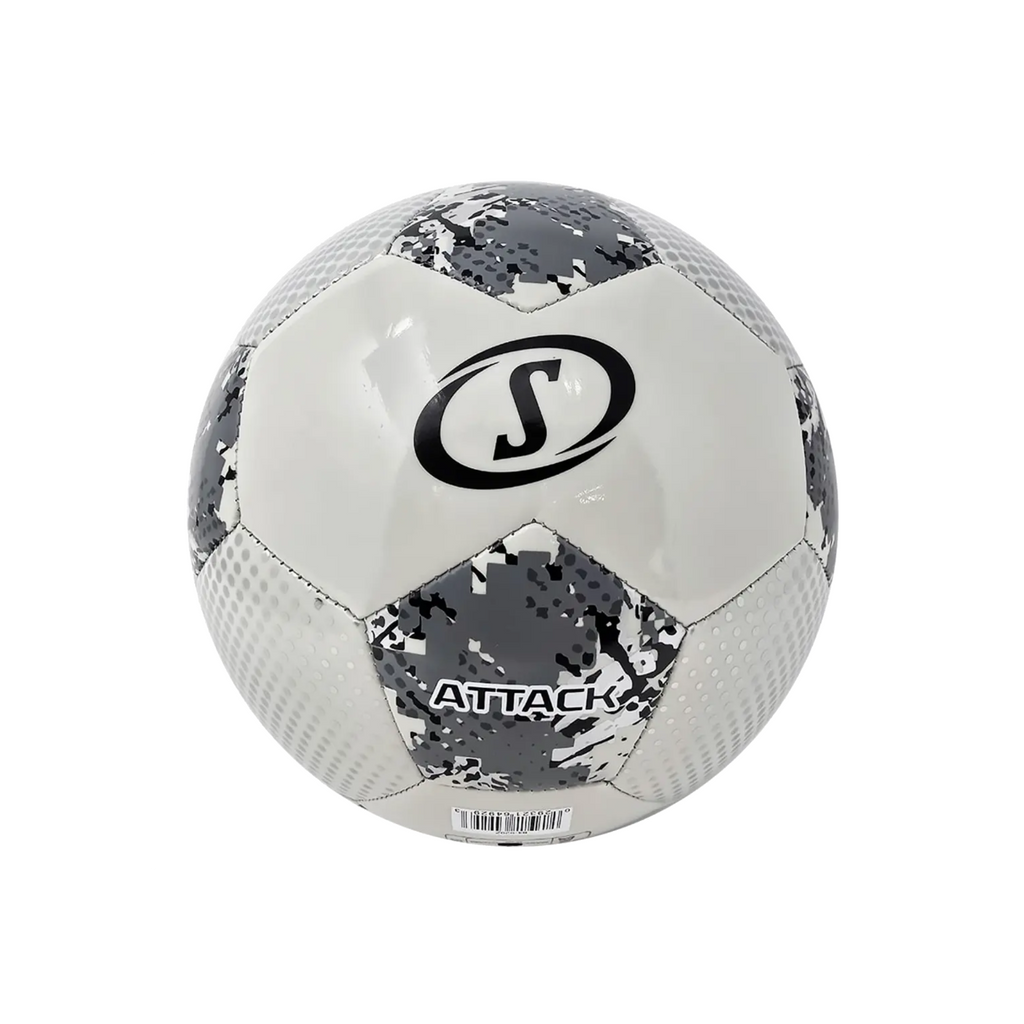 Balón de Fútbol Spalding Attack Medida 5 Color Blanco/Gris