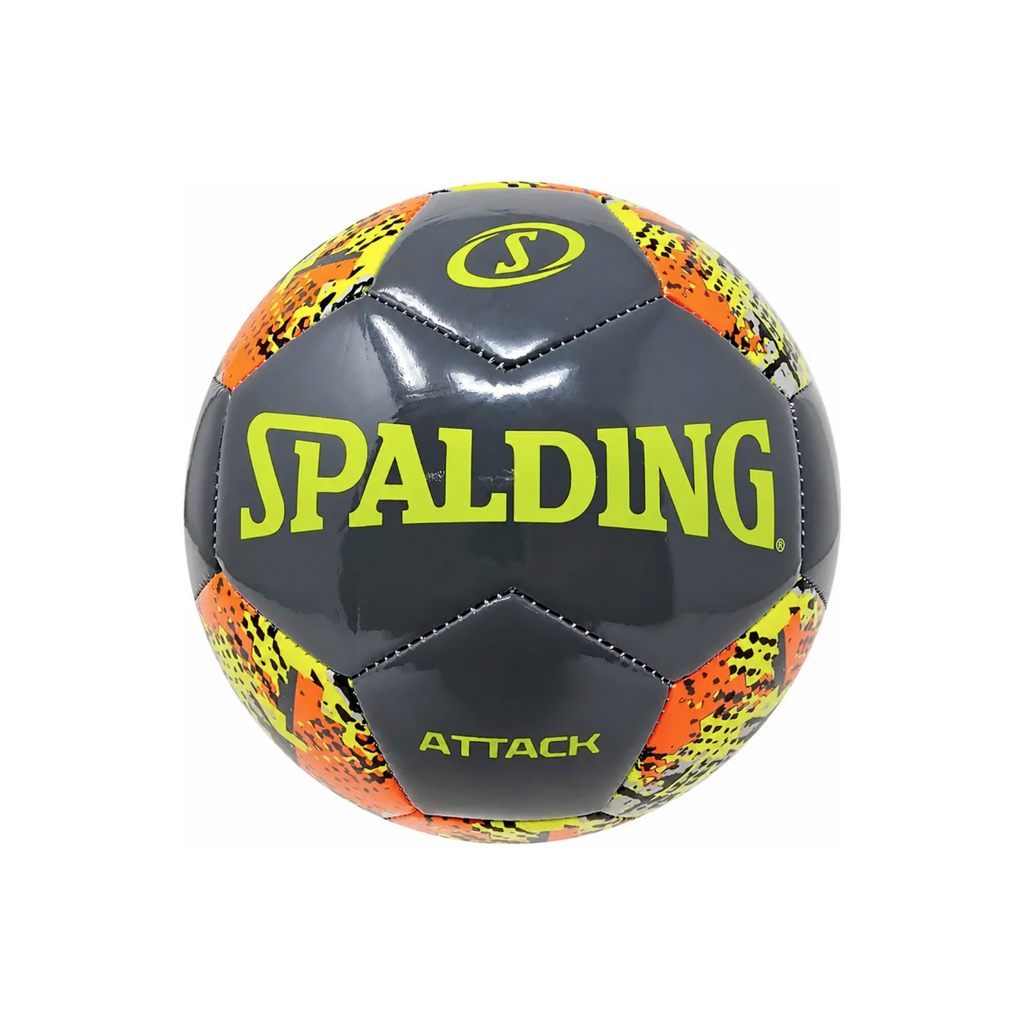 Balón de Fútbol Spalding Attack Medida 5 Color Gris/Naranja