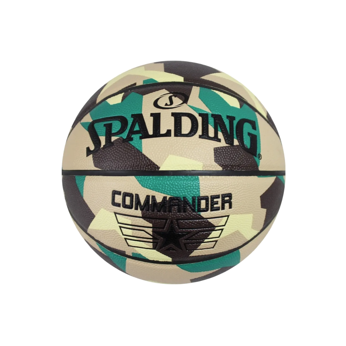 Balón de Básquetbol Spalding Commander Medida 7 Color Militar