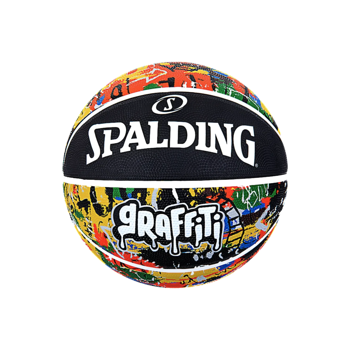 Balón de Básquetbol Spalding Graffiti Medida 7 Color Negro/Amarillo