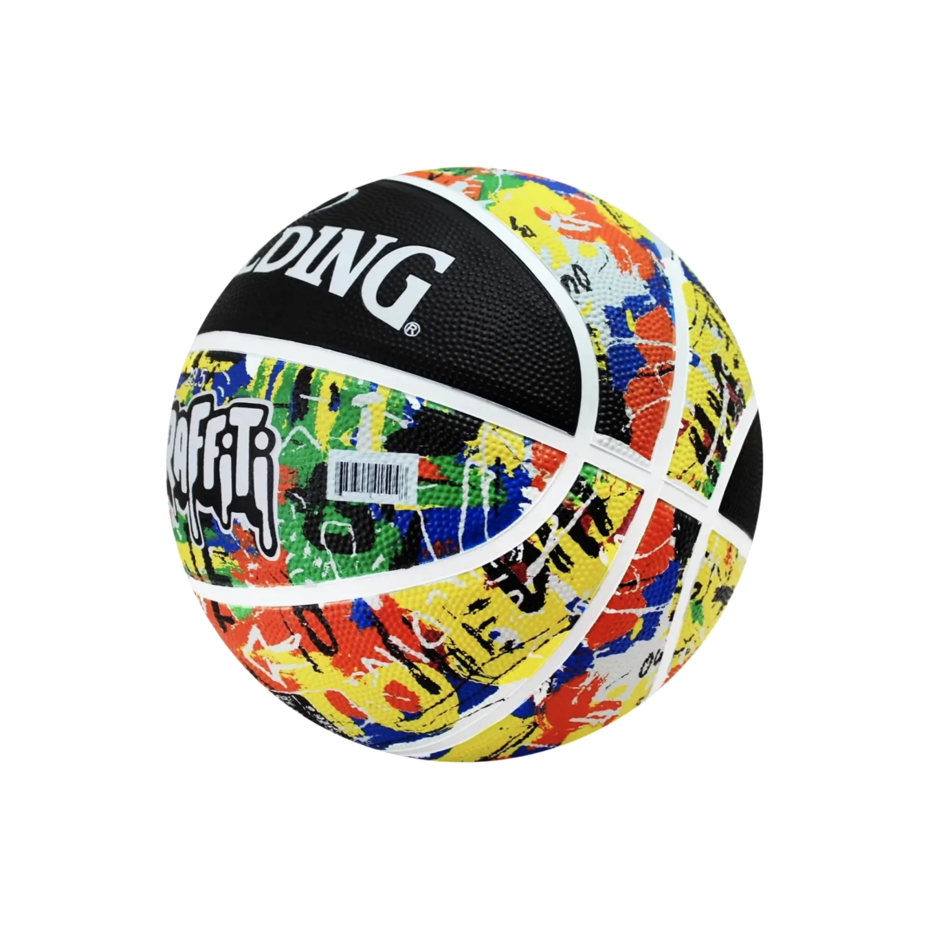 Balón de Básquetbol Spalding Graffiti Medida 7 Color Negro/Amarillo