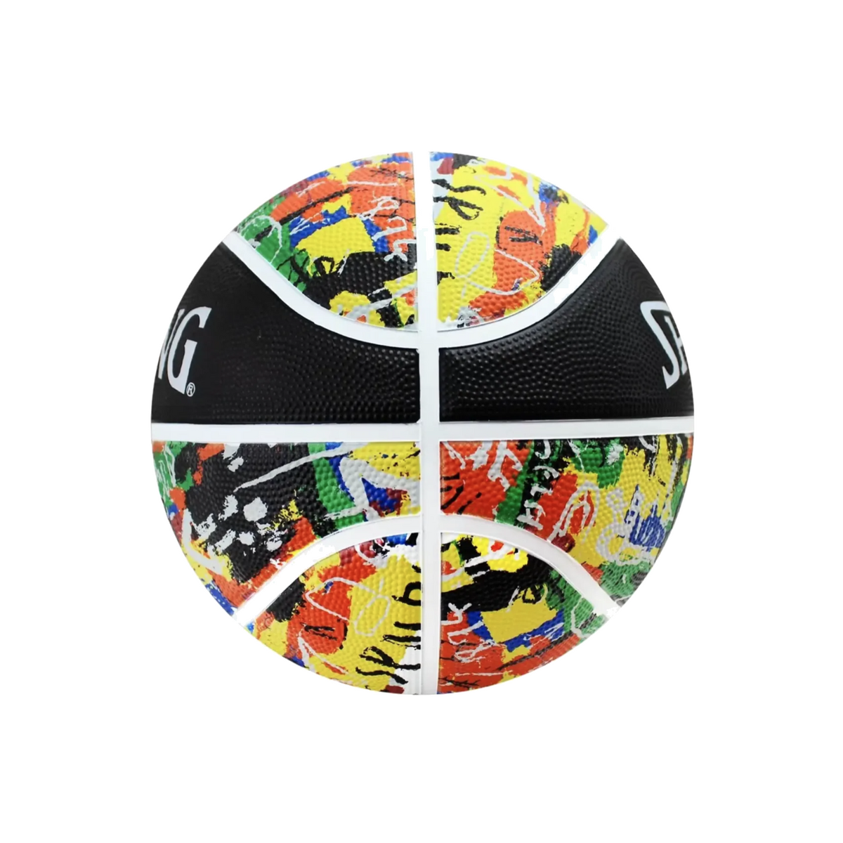 Balón de Básquetbol Spalding Graffiti Medida 7 Color Negro/Amarillo