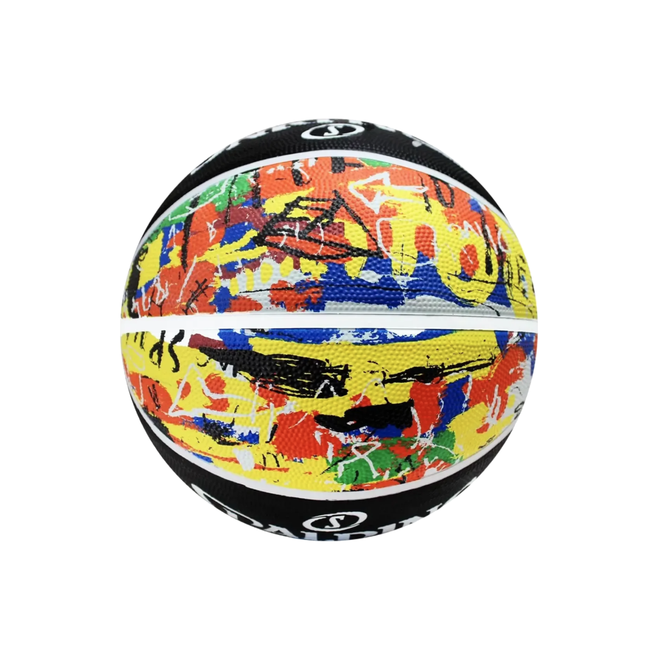 Balón de Básquetbol Spalding Graffiti Medida 7 Color Negro/Amarillo