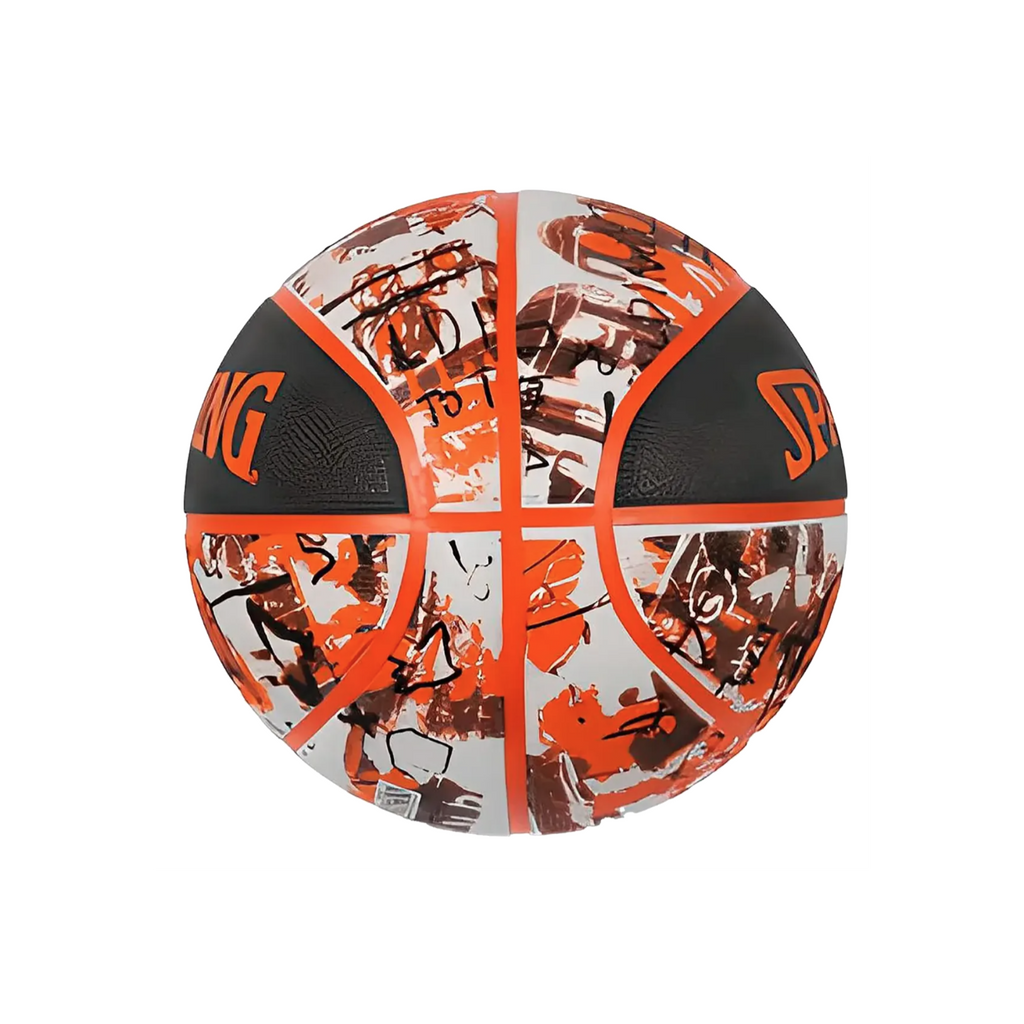 Balón de Básquetbol Spalding Graffiti Medida 7 Color Naranja