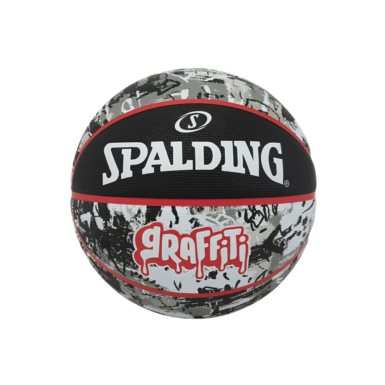 Balón de Básquetbol Spalding Graffiti Medida 7 Color Negro/Rojo