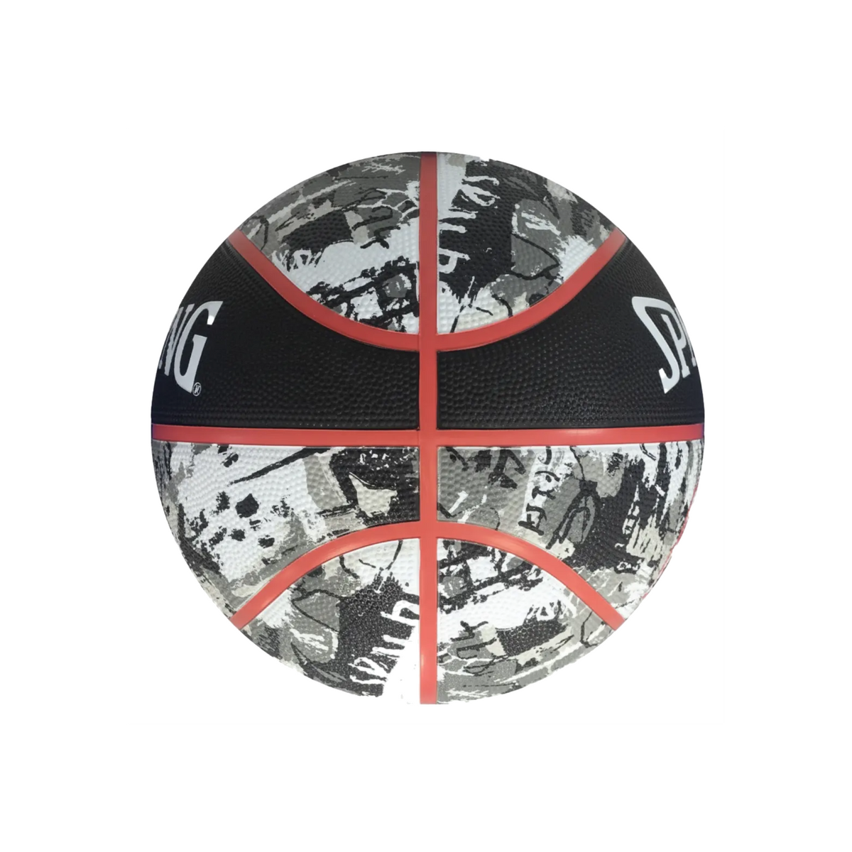 Balón de Básquetbol Spalding Graffiti Medida 7 Color Negro/Rojo