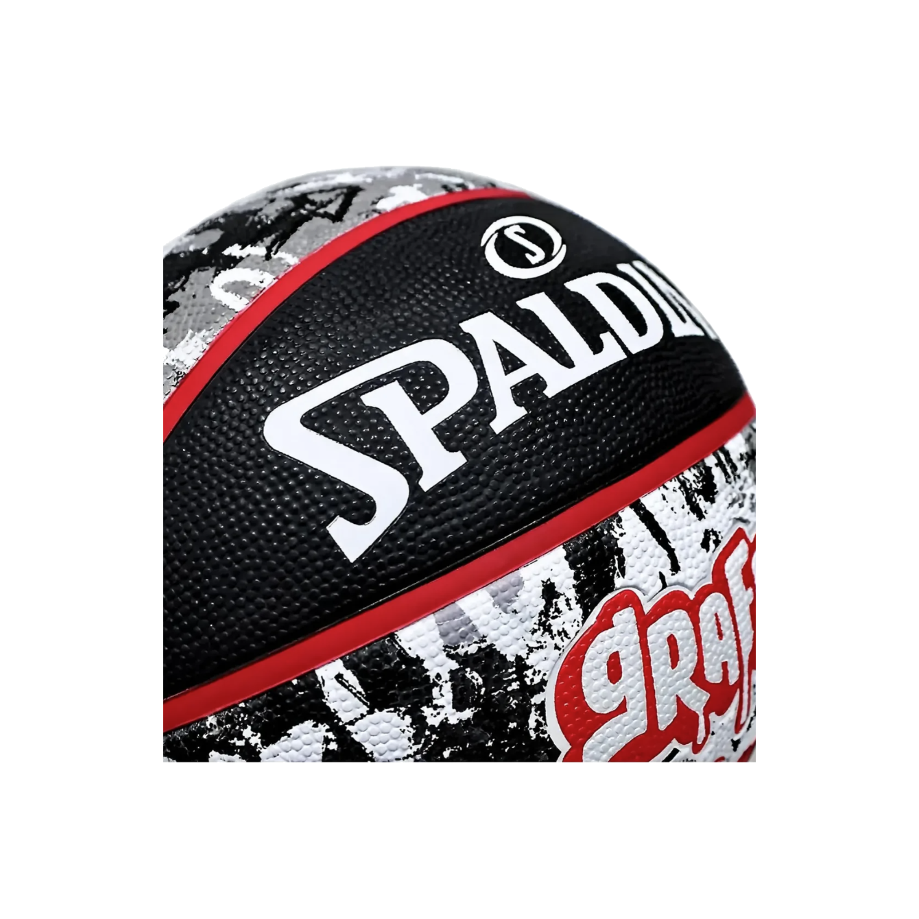Balón de Básquetbol Spalding Graffiti Medida 7 Color Negro/Rojo