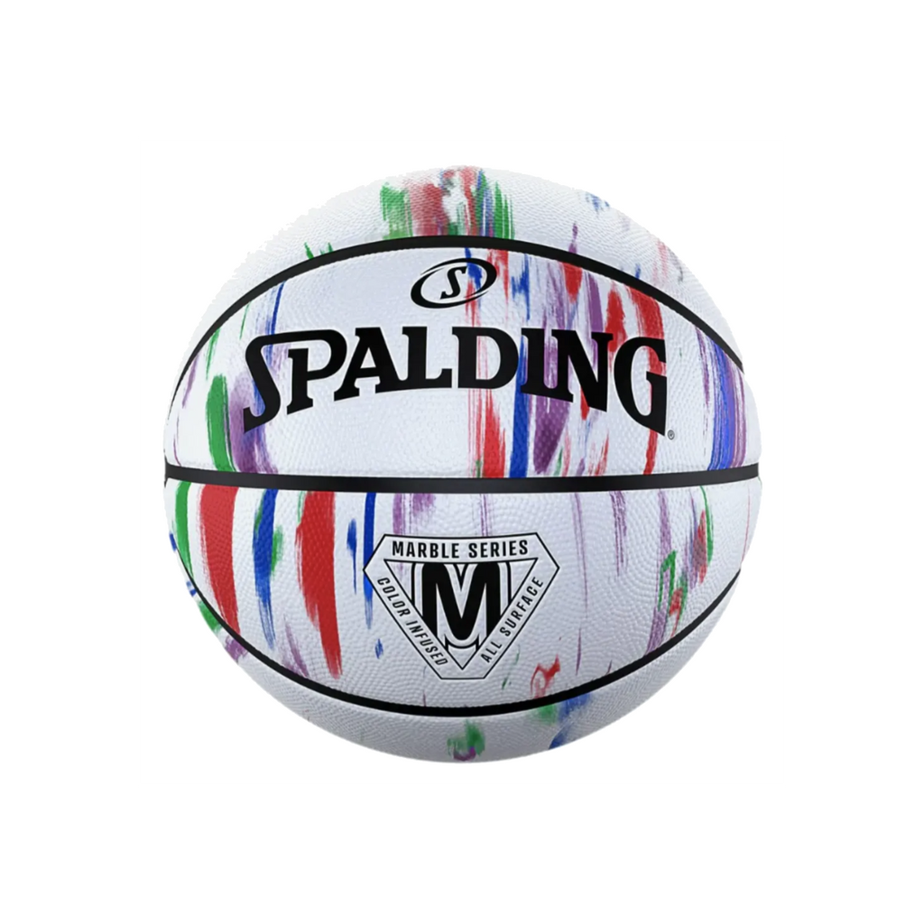 Balón de Básquetbol Spalding Marble Series Medida 7 Color Blanco