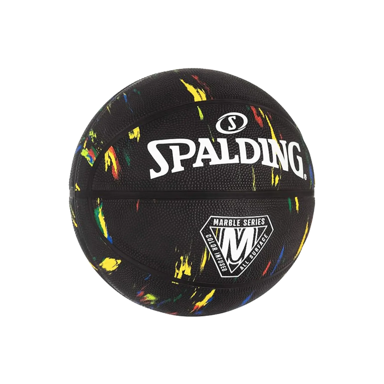 Balón de Básquetbol Spalding Marble Series Medida 7 Color Negro