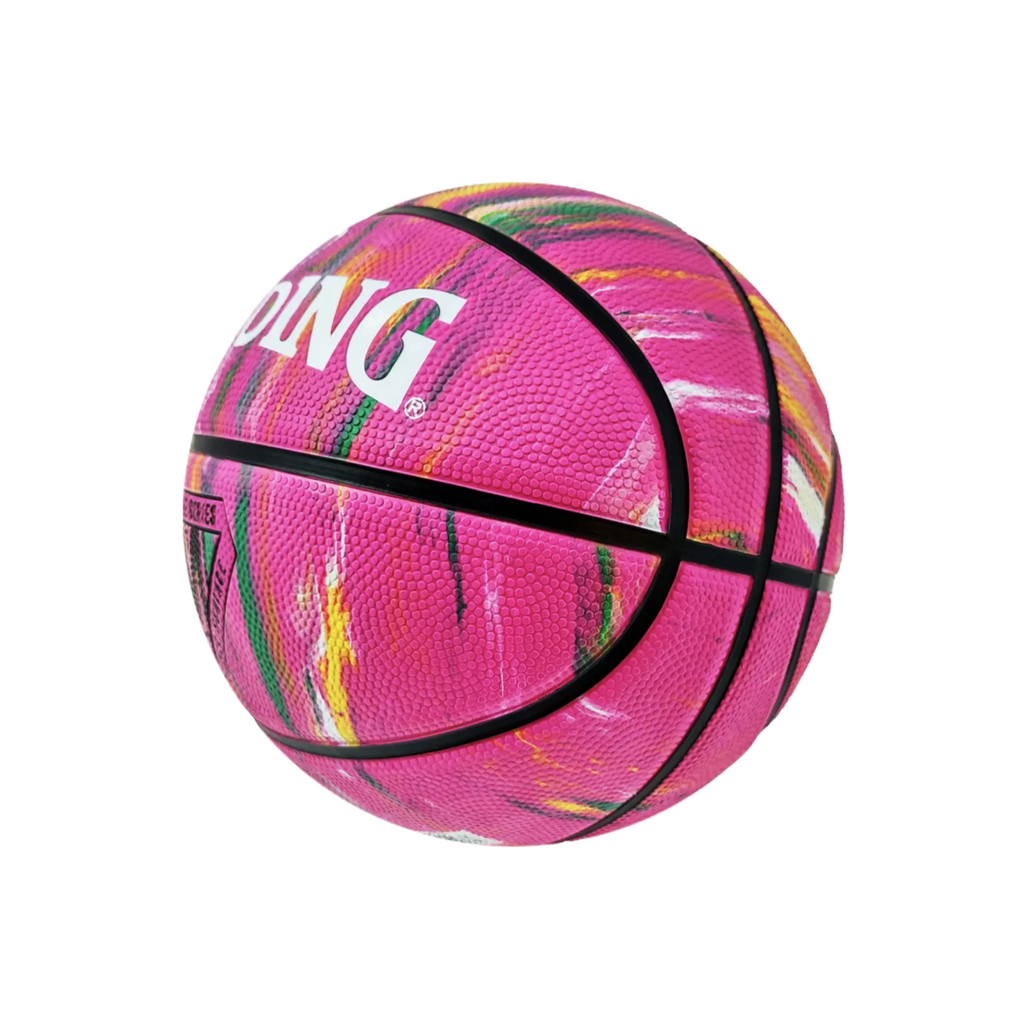 Balón de Básquetbol Spalding Marble Series Medida 6 Color Rosa