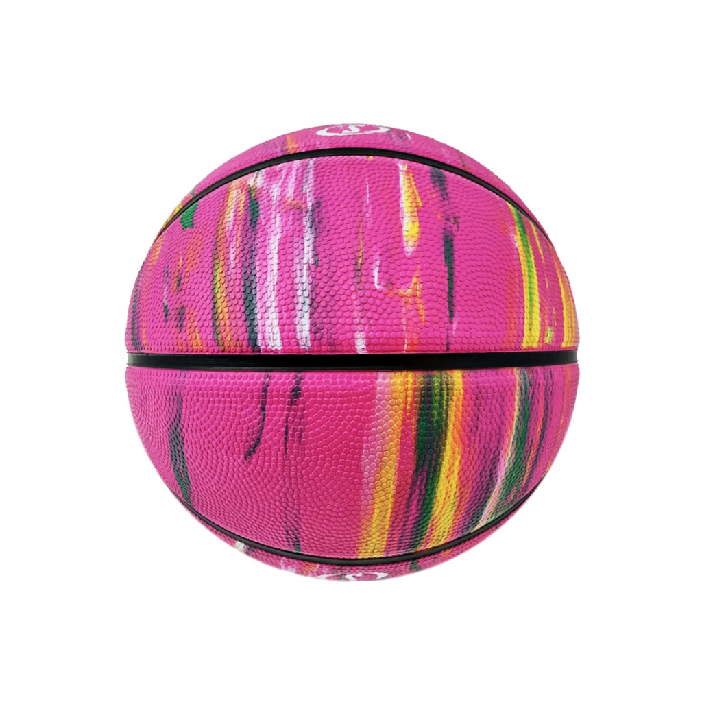 Balón de Básquetbol Spalding Marble Series Medida 6 Color Rosa