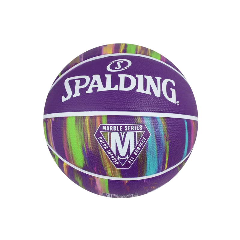Balón de Básquetbol Spalding Marble Series Medida 6 Color Morado