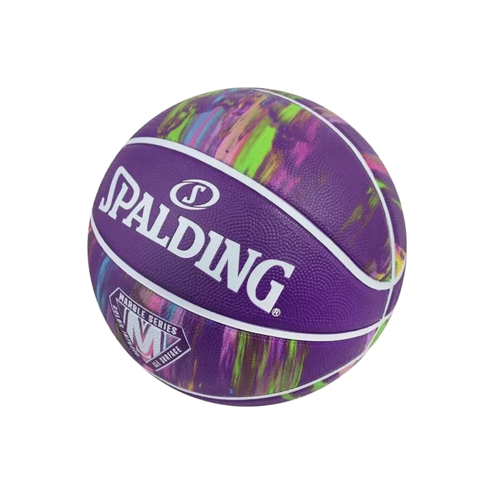 Balón de Básquetbol Spalding Marble Series Medida 6 Color Morado
