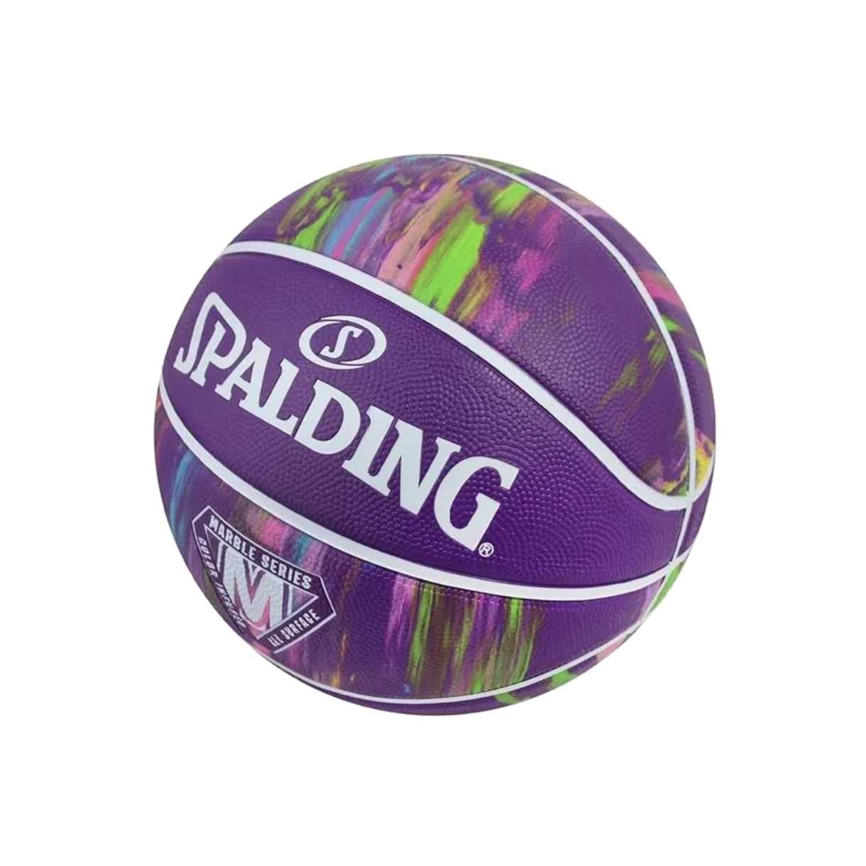 Balón de Básquetbol Spalding Marble Series Medida 6 Color Morado