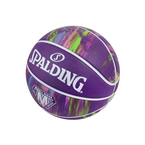 Balón de Básquetbol Spalding Marble Series Medida 6 Color Morado