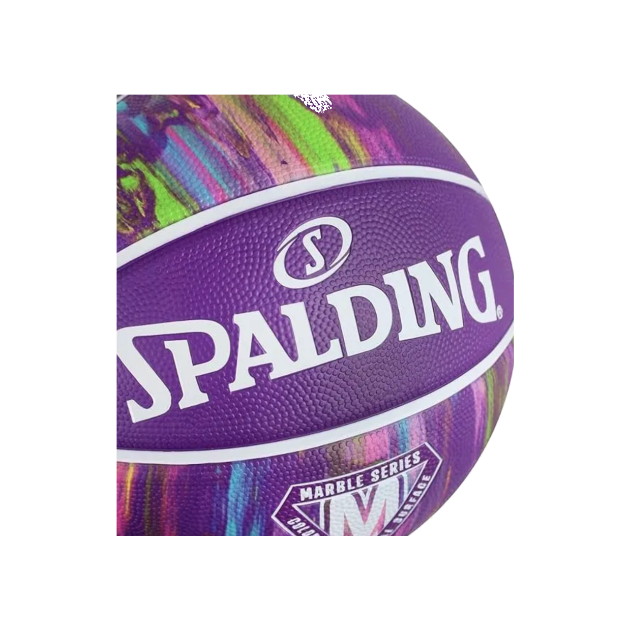 Balón de Básquetbol Spalding Marble Series Medida 6 Color Morado