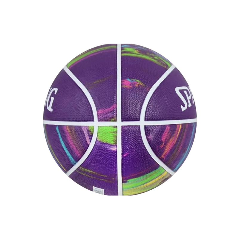 Balón de Básquetbol Spalding Marble Series Medida 6 Color Morado