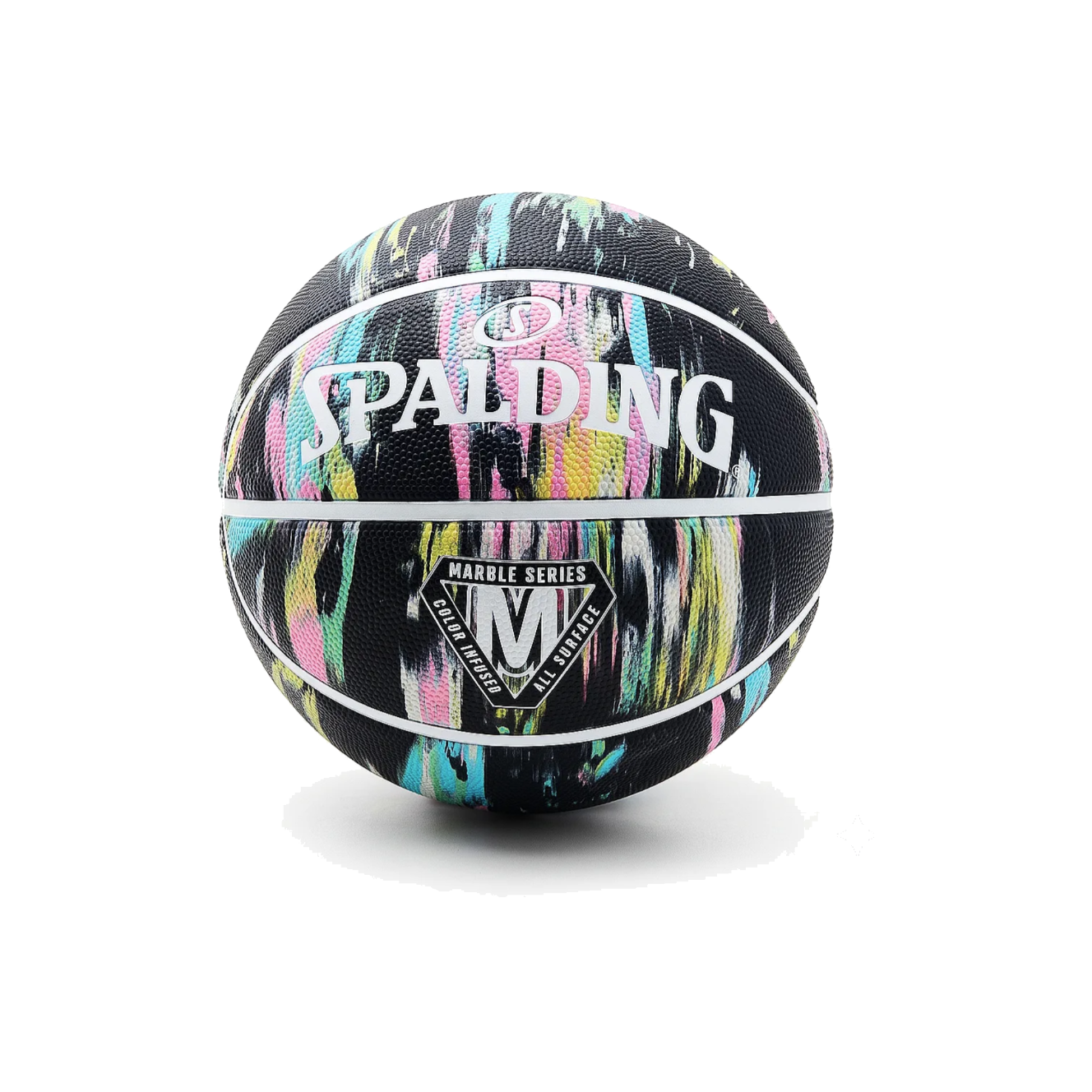 Balón de Básquetbol Spalding Marble Series Medida 6 Color Negro