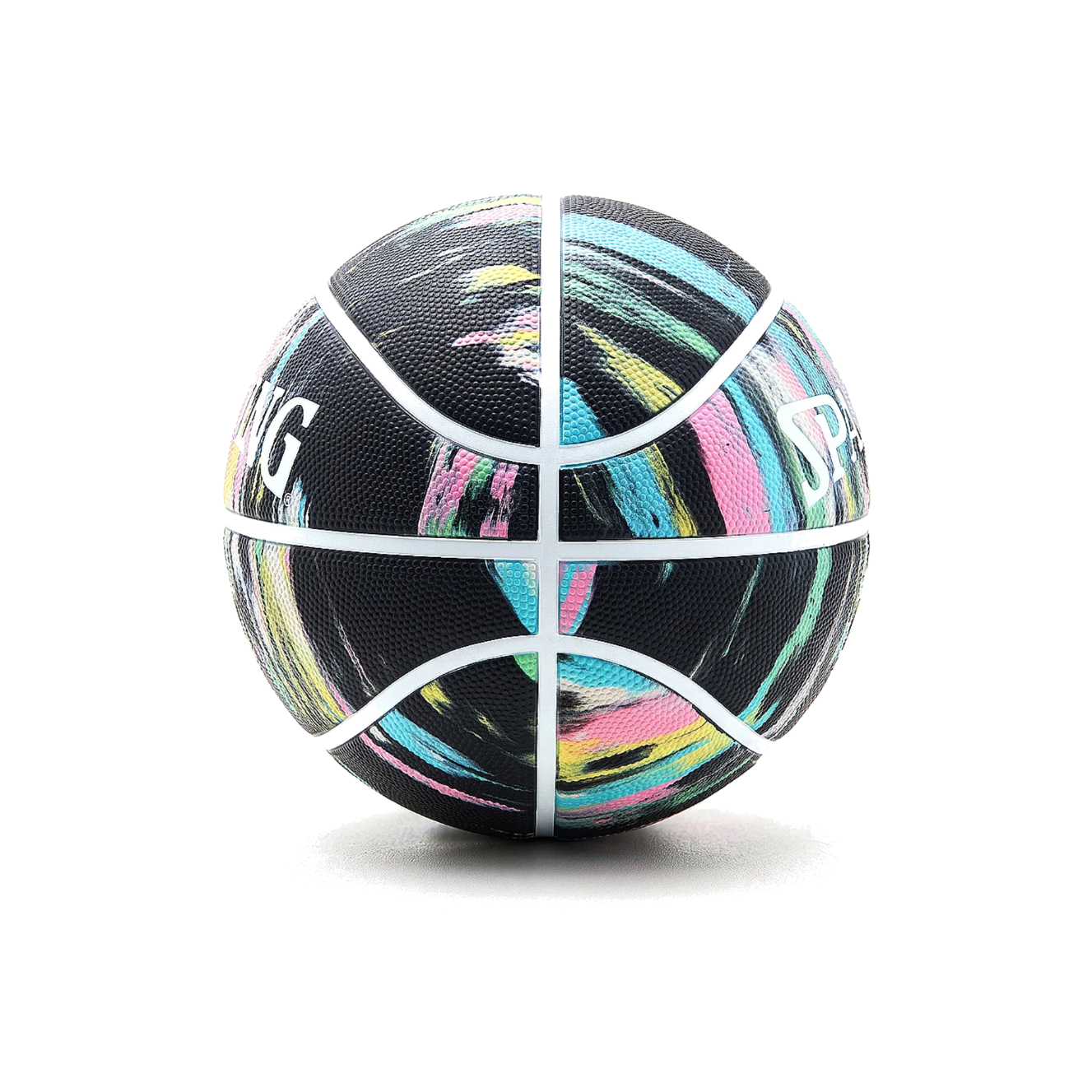 Balón de Básquetbol Spalding Marble Series Medida 6 Color Negro