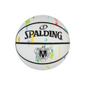 Balón de Básquetbol Spalding Marble Series Medida 5 Color Blanco