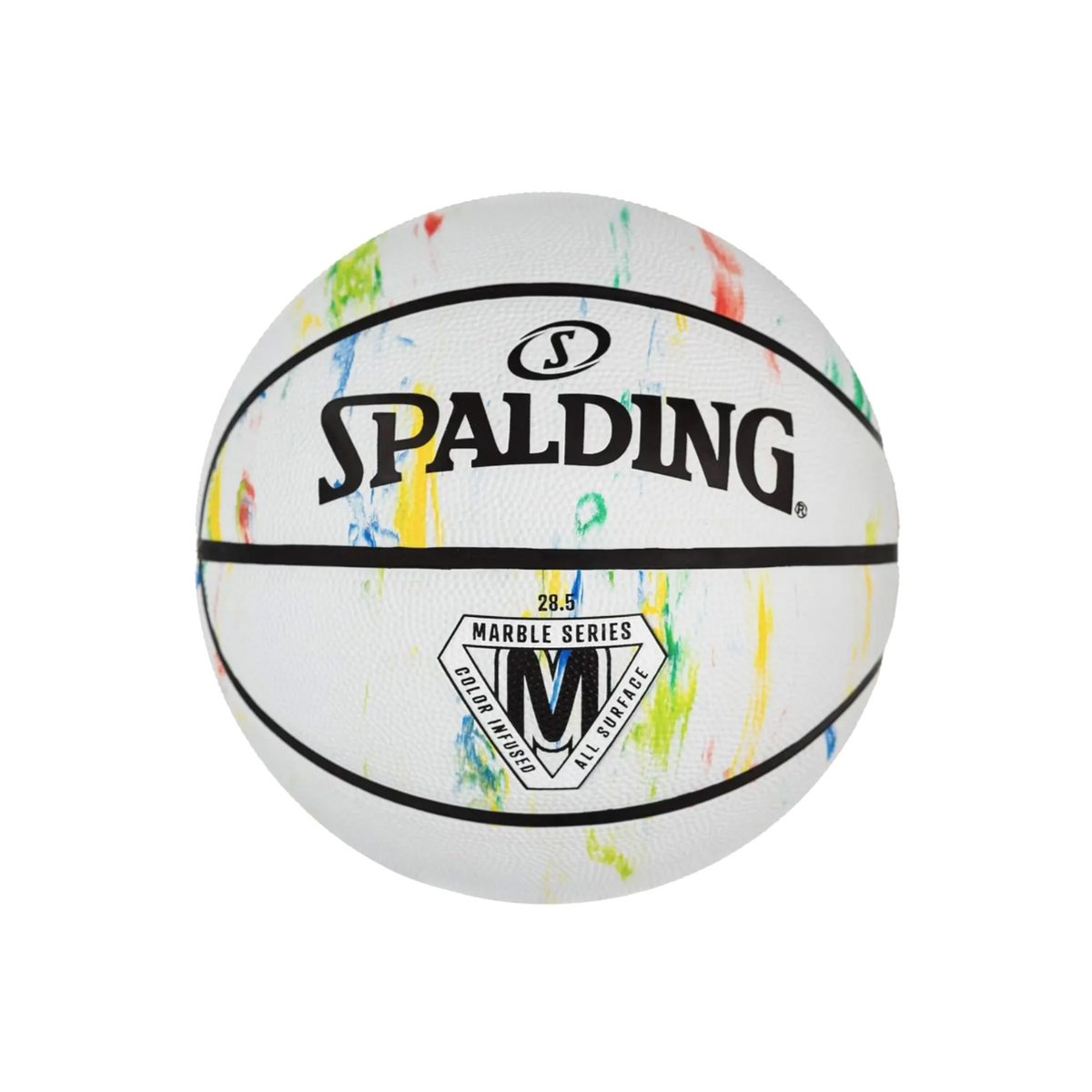 Balón de Básquetbol Spalding Marble Series Medida 5 Color Blanco
