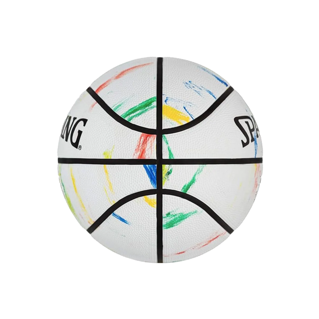Balón de Básquetbol Spalding Marble Series Medida 5 Color Blanco