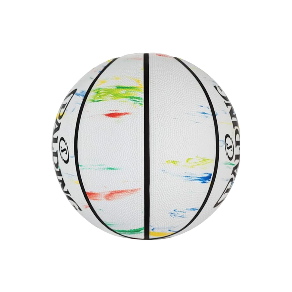 Balón de Básquetbol Spalding Marble Series Medida 5 Color Blanco
