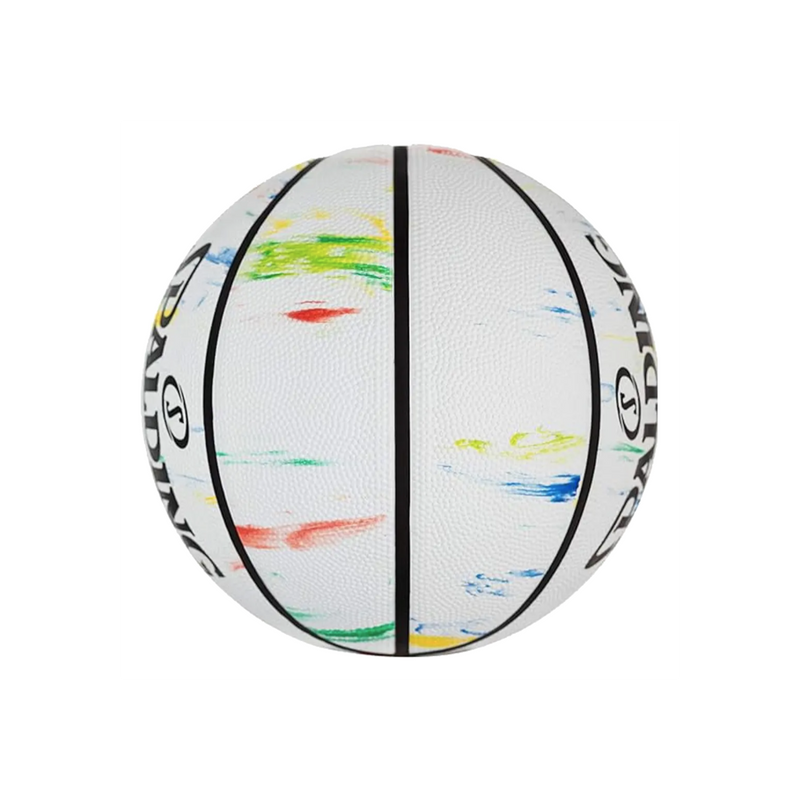 Balón de Básquetbol Spalding Marble Series Medida 5 Color Blanco