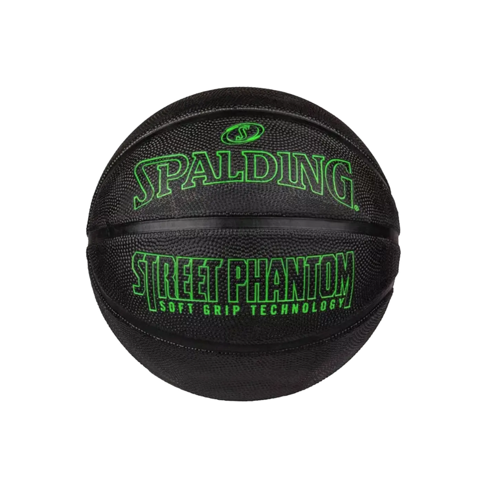 Balón de Básquetbol Spalding Phantom Medida 7 Color Verde/Negro
