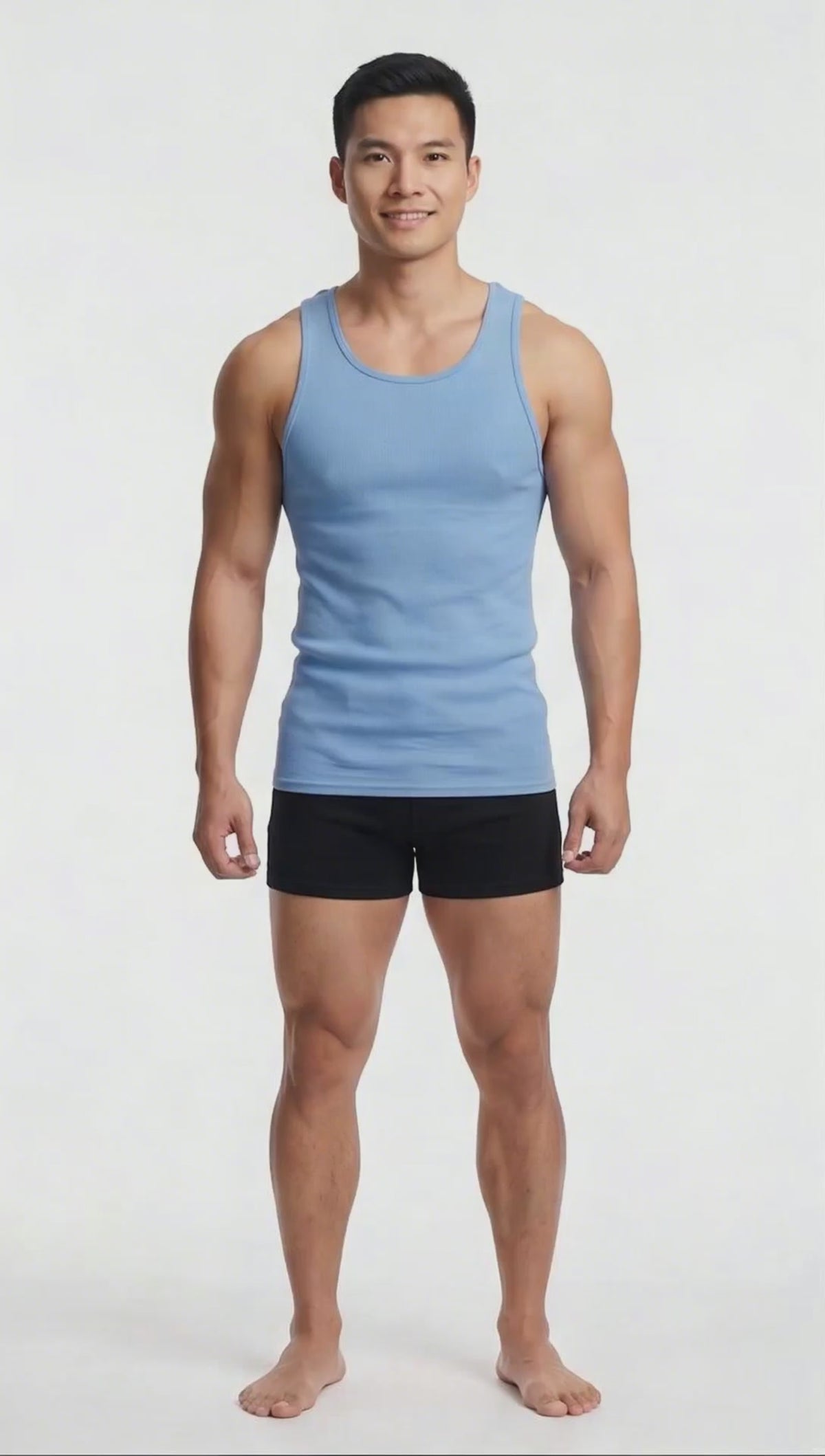 Camiseta Atletica Fruit of the Loom 4Pack Bl261Cm Azules