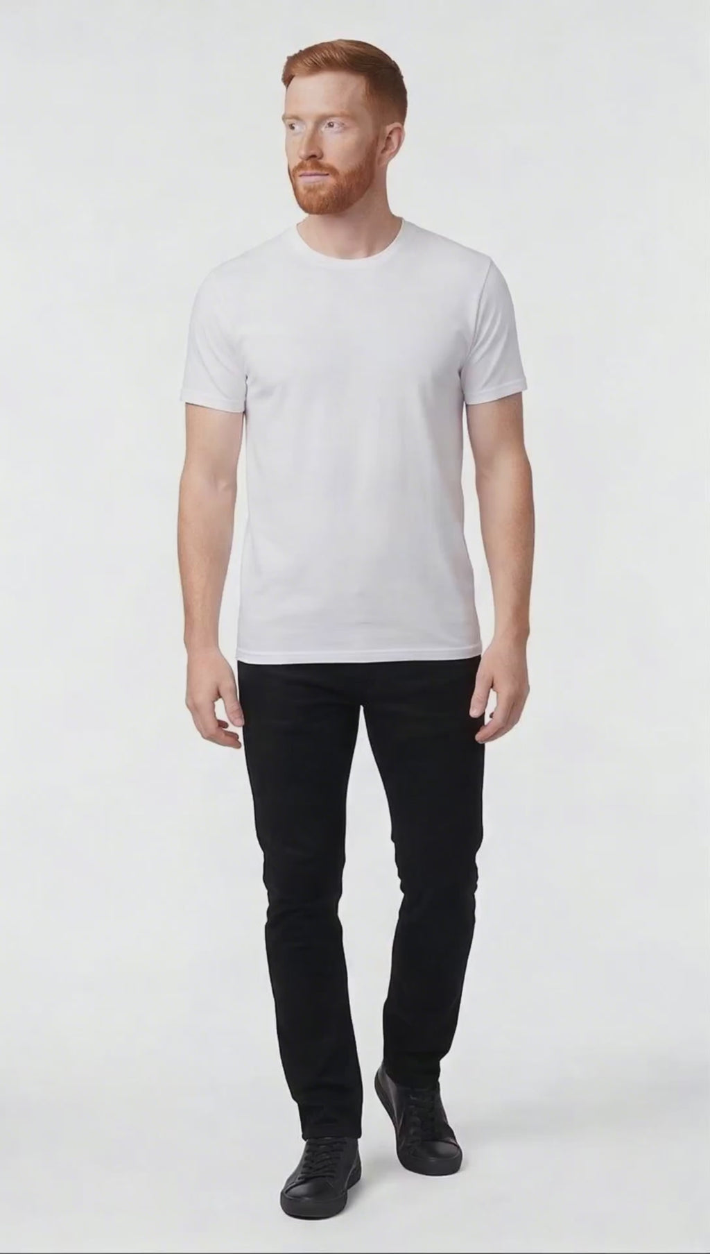 Playera Fruit of the Loom Cuello Redondo Caballero 2727M Blc