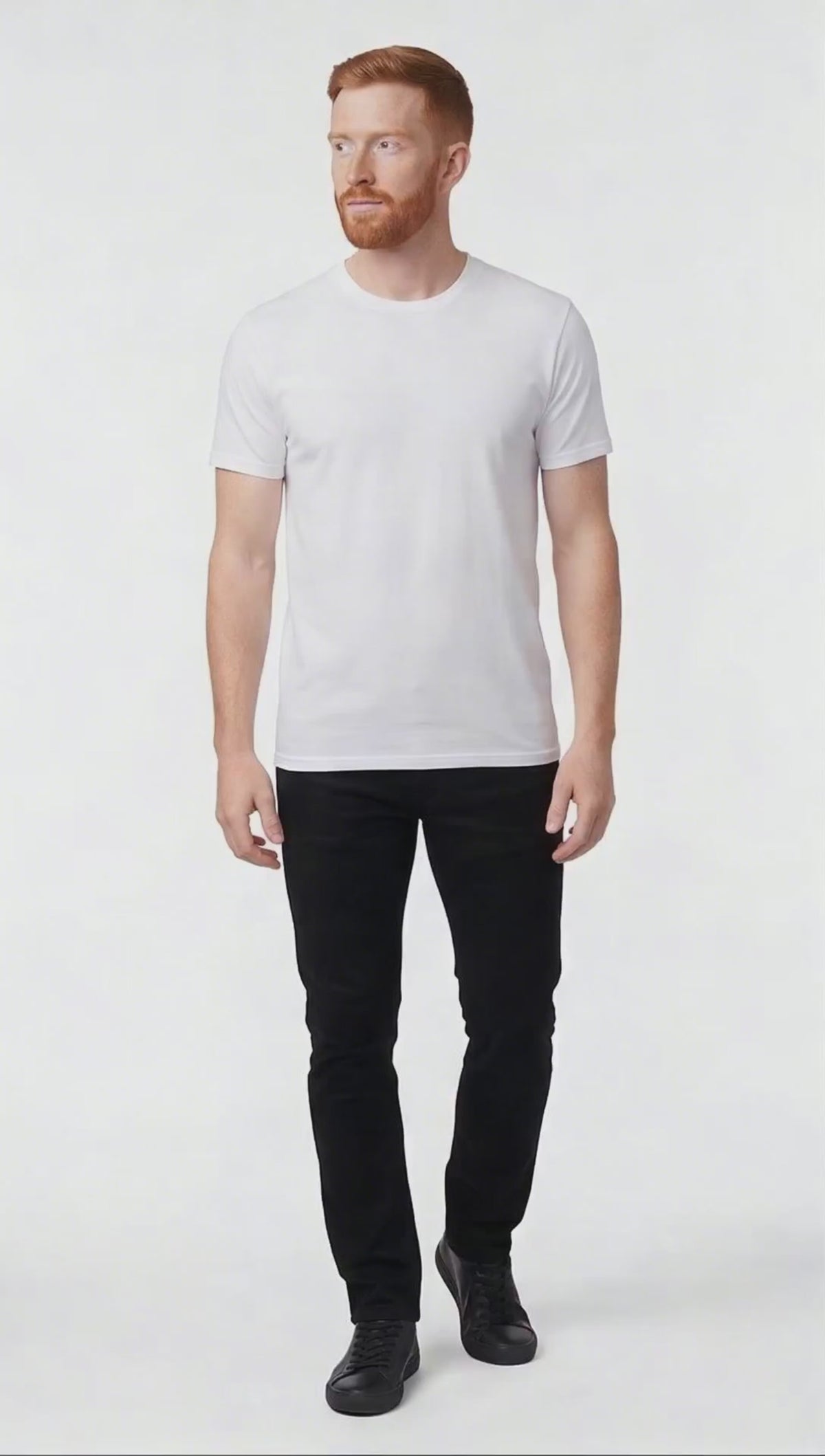Playera Fruit of the Loom Cuello Redondo Caballero 2727M Blc