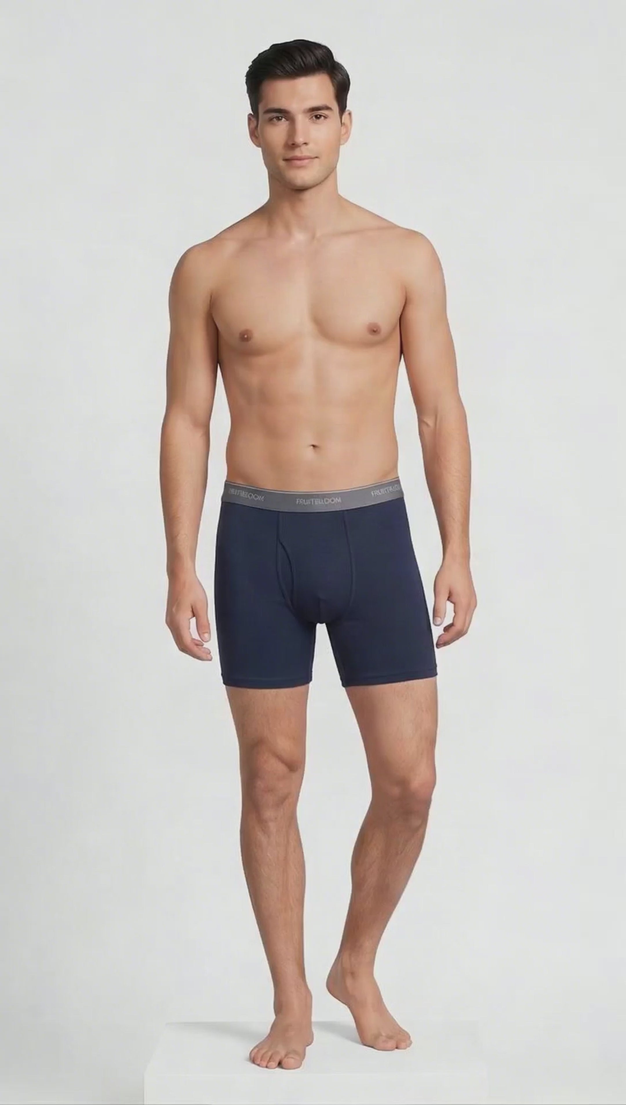 Boxer Ajustado Fruit of the Loom Caballero Blbb76M Azules